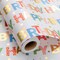 Happy Birthday Foil Wrapping Paper Roll – 17"x32.8ft (46.5 sq.ft) for Birthday, Baby Shower & Party